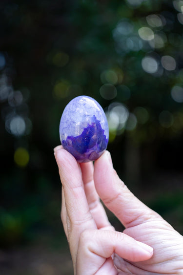 Purple Agate Egg